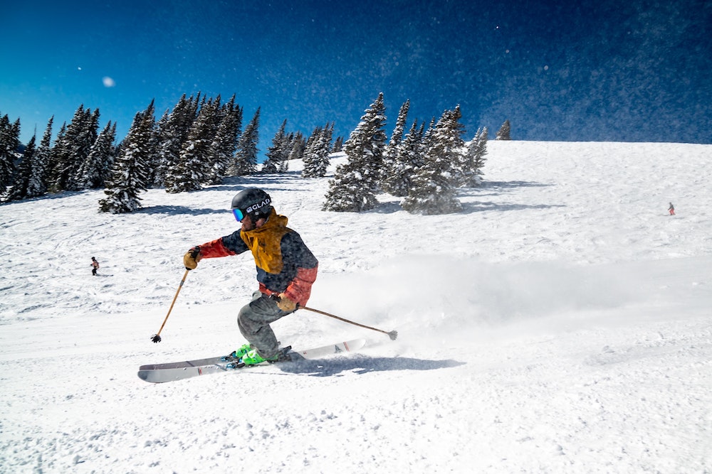 Skier at Big White