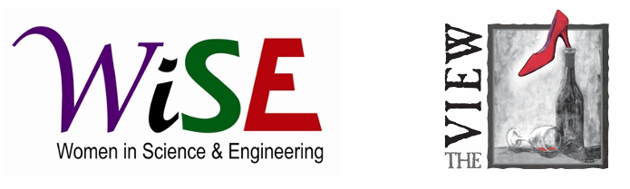 WiSE (Women in Science and Engineering logo and The View Winery Logo