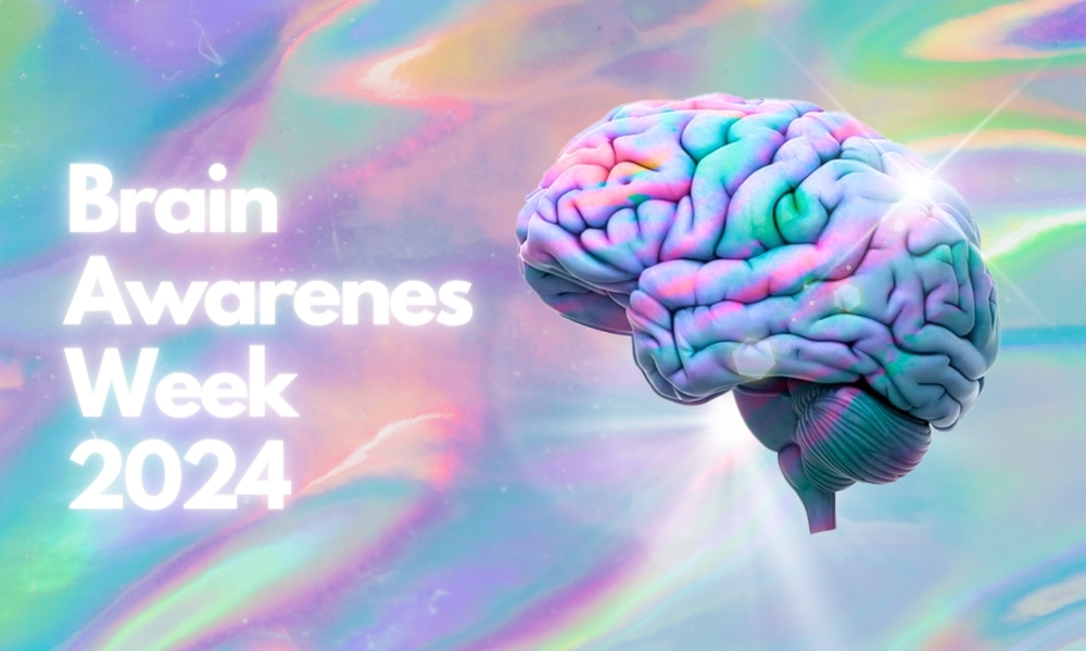 Image of brain to promote Brain Awareness Week