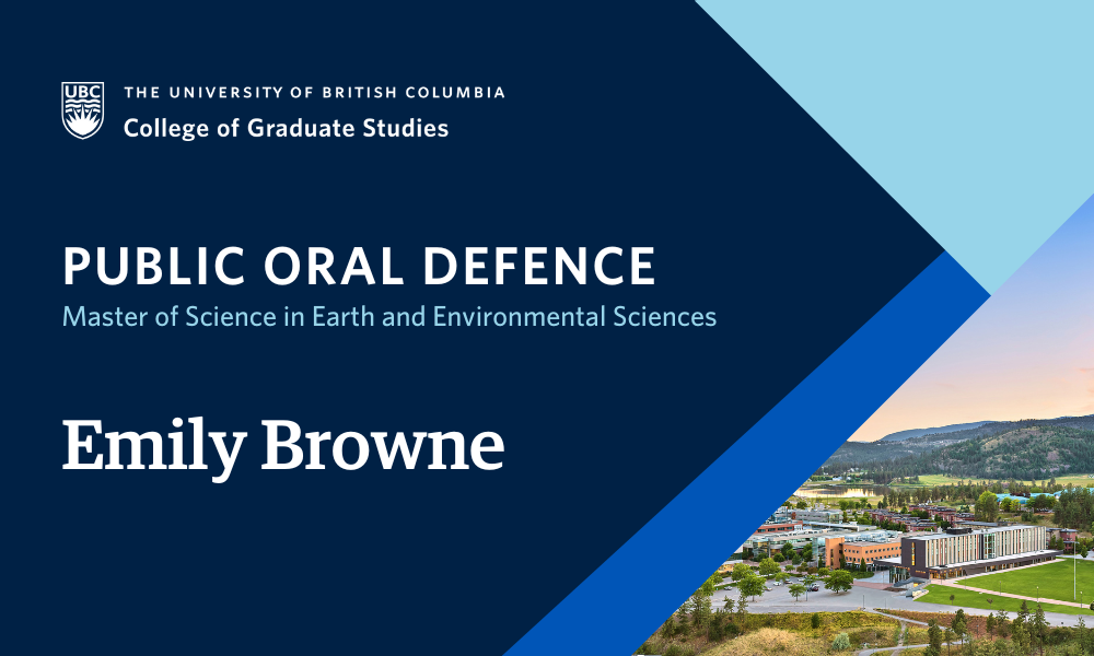 Emily Browne will defend their thesis.