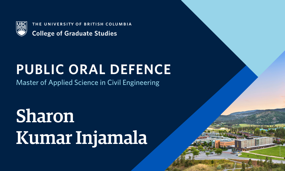 Sharon Kumar Injamala will defend their thesis.