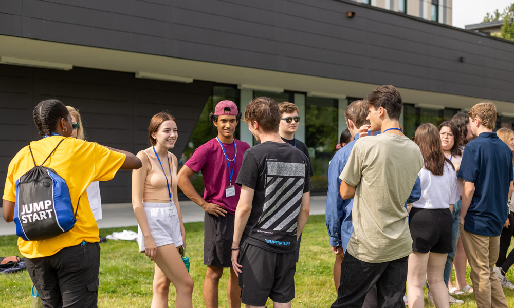 Students participating at Jump Start at UBCO